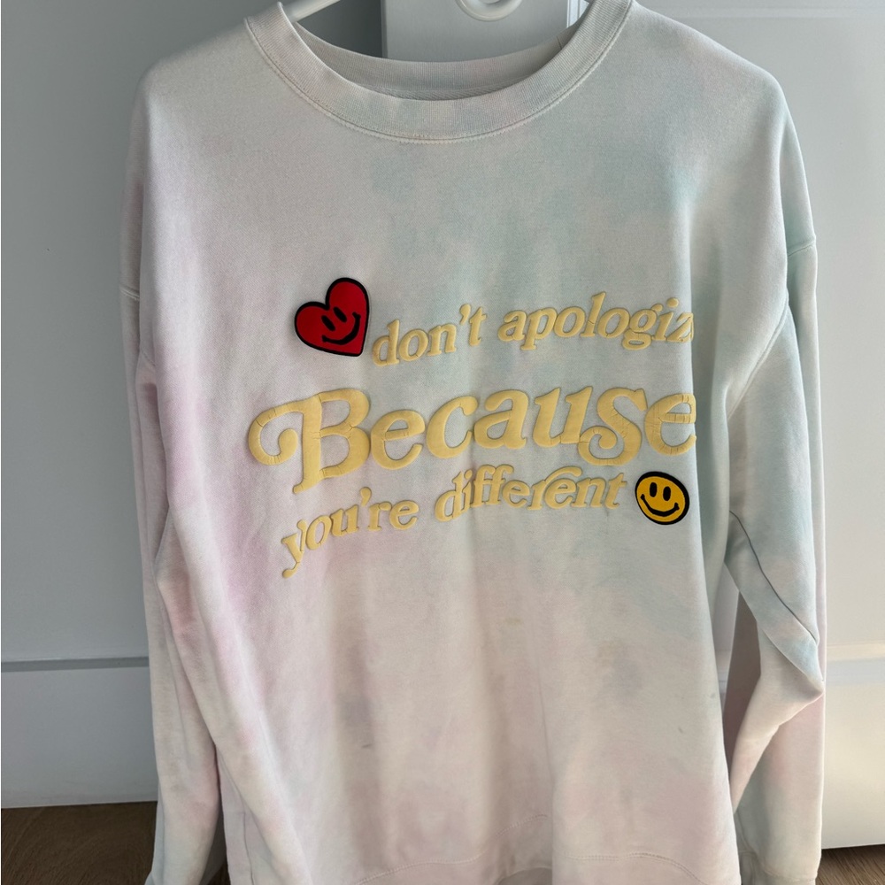 Graphic Sweatshirt - Don’t apologize because you’re different